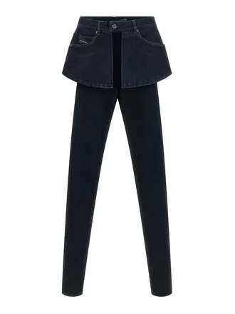 Diesel Blue D-Spika-Fsj2 Denim Jeans