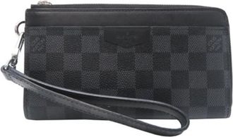 Louis Vuitton Pre-owned Long Wallet (bi-fold) - Heren - Vintage Accessoires - Zwart - ONE Size - Vintage