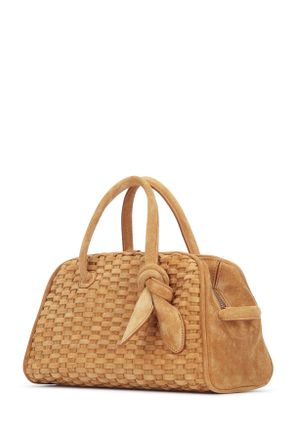 Jacquemus Womens Le Petit Turismo Camel Borse A Mano Bag