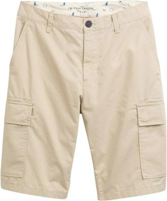 Tom Tailor Heren, Korte broeken, Beige, Maat: W38
