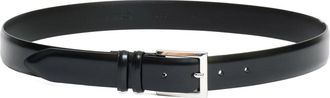 Orciani Leren riem met geborstelde afwerking - Heren - Riemen - Zwart - 105 CM - Leer - Accessoires