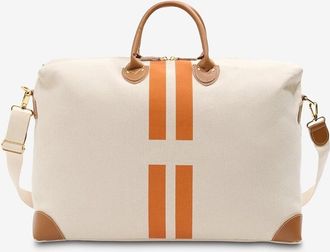 My Style Bags Rechteckige Reisetasche aus gestreiftem Segeltuch Harvard