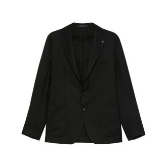 Tagliatore Blazers, male, Black, Size: 3XL Jacket