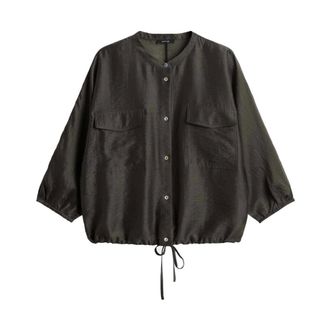 OPUS Blouse lange mouw - Dames - Blouses & Shirts - Groen - Maat: M