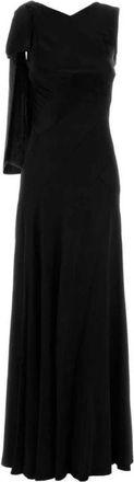 Maison Margiela Bias-Cut Evening Gown - female - Maison Margiela - Maxi Dresses - Black - 2XS - Dresses