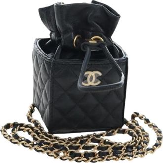 Chanel Pre-owned Pouch - Dames - Vintage Tas - Zwart - ONE Size - Vintage