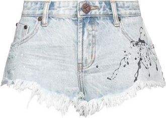 One Teaspoon BOTTOMWEAR - Denim shorts sur YOOX.COM