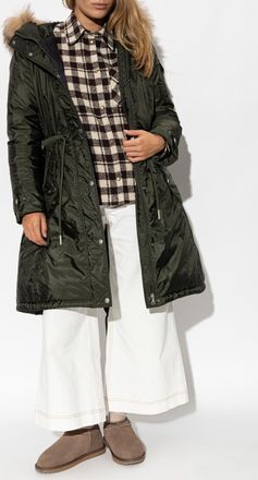 Moncler Moustique Puffer Jacket, Womens, Green