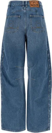 Marine Serre Moon Jeans - Blue