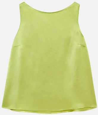 Maliparmi Maliparmi, Tops, Dames, Groen, S, Satijn, Shiny Cady Top