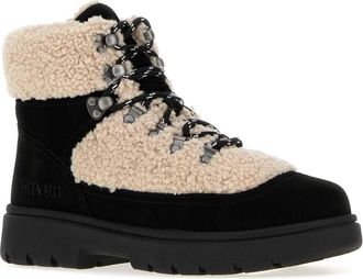 Moon Boot Combat Combat Boot - Black