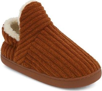Mia Plushy Slipper Bootie in Cognac at Nordstrom, Size 10