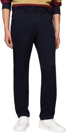 Tommy Hilfiger Mens Denton Satin Straight Fit Chinos, Blue (Desert Sky), 36W/30L