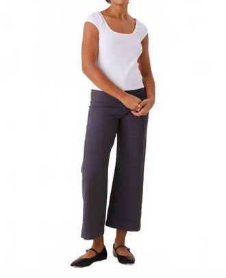 PRAIRIE UNDERGROUND Bardot Scoopneck Top In White