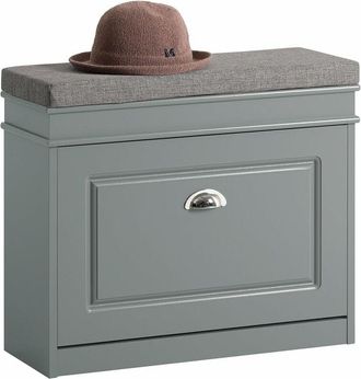 SoBuy Mobili per Scarpe Serie Scarpiere 1 anta 1 cuscino SoBuy 60x24x51cm grigio FSR82-K-HG