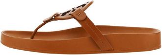 Tory Burch Miller Cloud Leather Thong Sandals, Size 6.5