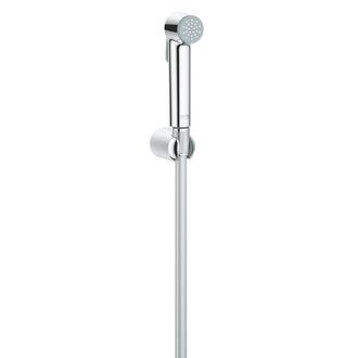 GROHE Vitalio Trigger Handdoucheset - 1 straalsoort - rond - met houder - gladde slang - 125cm - chroom
