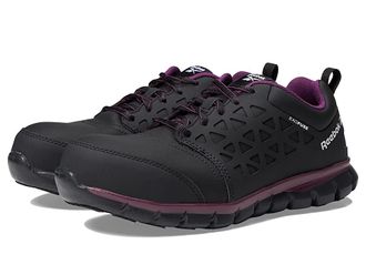 Reebok Sublite Cushion Work Comp Toe SD Womens Work Boots Black/Plum : 11.5 B - Medium, Textile