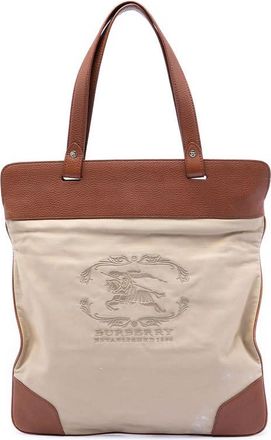 Burberry Pre-owned Burberry Canvas Stowell Roll Up Tote CNQINCHOQIN