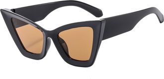 Generic Womens Outdoor Commuter Sunglasses Mens Driving Vacation Sports Sun Glasses(Brown)