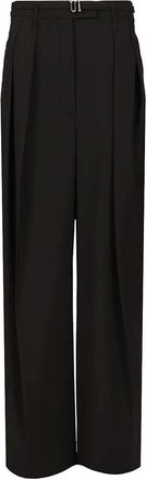 Sportmax Wide-Leg Trousers In Stretch Wool