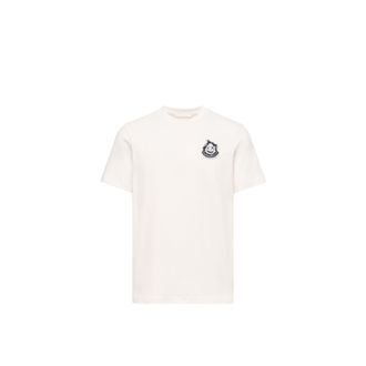 Moncler Moncler Logo Cotton T-shirt, Men, White, Size: 3xl