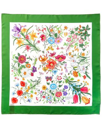 Gucci Print Silk Scarf