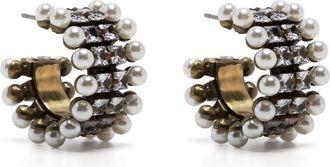 Yun Yun Sun Cecilia embellished earrings - women - Brass - One Size - Gold