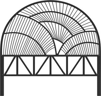 Rendez-Vous Déco Cabecero de cama en ratán negro 160 cm