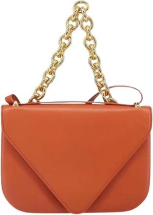 Bottega Veneta Pre-owned Shoulder Bags, female, Brown, Size: ONE SIZE Pre-owned Leather Shoulder Bag