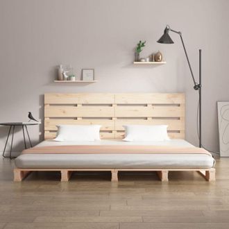 vidaXL Estructura De Cama Madera Maciza De Pino 120x190 Cm Vidaxl