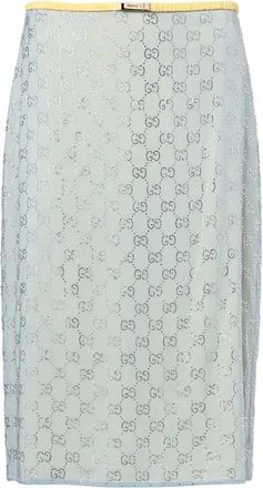 Gucci Mujer, Faldas, Azul, Talla: M