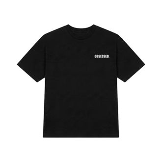 Dsquared2 Camiseta de cuello redondo con estampado Obsessed - Tops - Mujer - Negro - XL