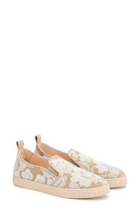 AGL Gaia Sequin Flat in White-Ghibli at Nordstrom Rack, Size 10Us / 40Eu