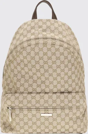 Gucci Zaino in tessuto jacquard con monogramma GG e spallacci imbottiti