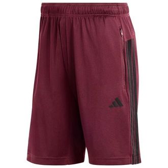 adidas Workout Essentials Base 3-Stripes Pique Short Shorts f&uuml;r Herren | rot