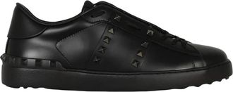 Valentino Rockstud Untitled Sneaker - Heren - Sneakers - Zwart - 40 EU - Leer - Schoenen