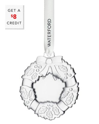 Waterford Mini Wreath Ornament With $8 Credit