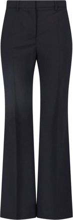 Sportmax Pantaloni Flared In Lana Vergine