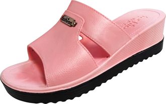 Generic Elegant Sandals Womens Wedge Heel Open Shoes Womens Summer Platform Slippers Platform Shoes Slip On Mules Open Wedge Sandals Breathable Slippers Non-S