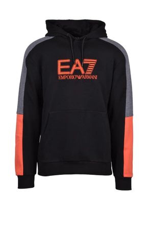 Emporio Armani Black Panel Hooded Sweatshirt