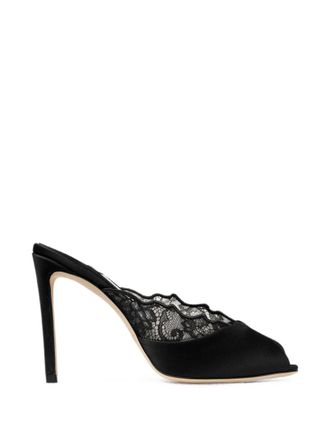 Jimmy Choo London Brigitte kanten muiltjes
