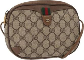 Gucci Pre-owned Cross Body Bags, female, Beige, Size: ONE SIZE Pre-owned Vintage Cross Body Bag