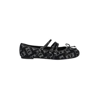 Pinko Pinko, Schoenen, Dames, Zwart, 38 EU, Leer, Ballerinas