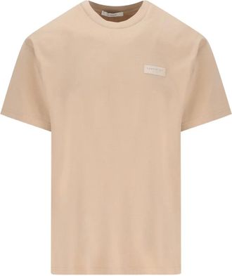 Givenchy T-shirt met logodetail - Beige