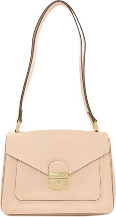 Longchamp Le Pliage Leather Shoulder Bag (Pre-Owned)