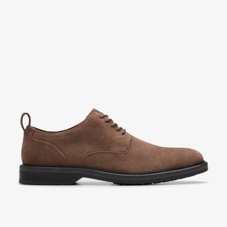 Clarks Aldwin Lace Brown Suede