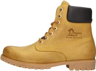 Panama Jack Stijlvolle Camel Boots voor Mannen - Heren - Veterlaarzen - Bruin - 43 EU - Wol - Schoenen