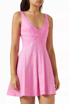 Staud Madison Mini Dress In Orchid