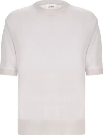 Laneus T-shirt in maglia - Toni neutri